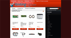 Desktop Screenshot of gintingsign.com